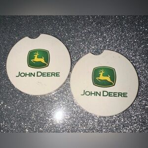 John Deere ceramic drink coasters